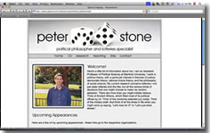 Peter Stone Web site