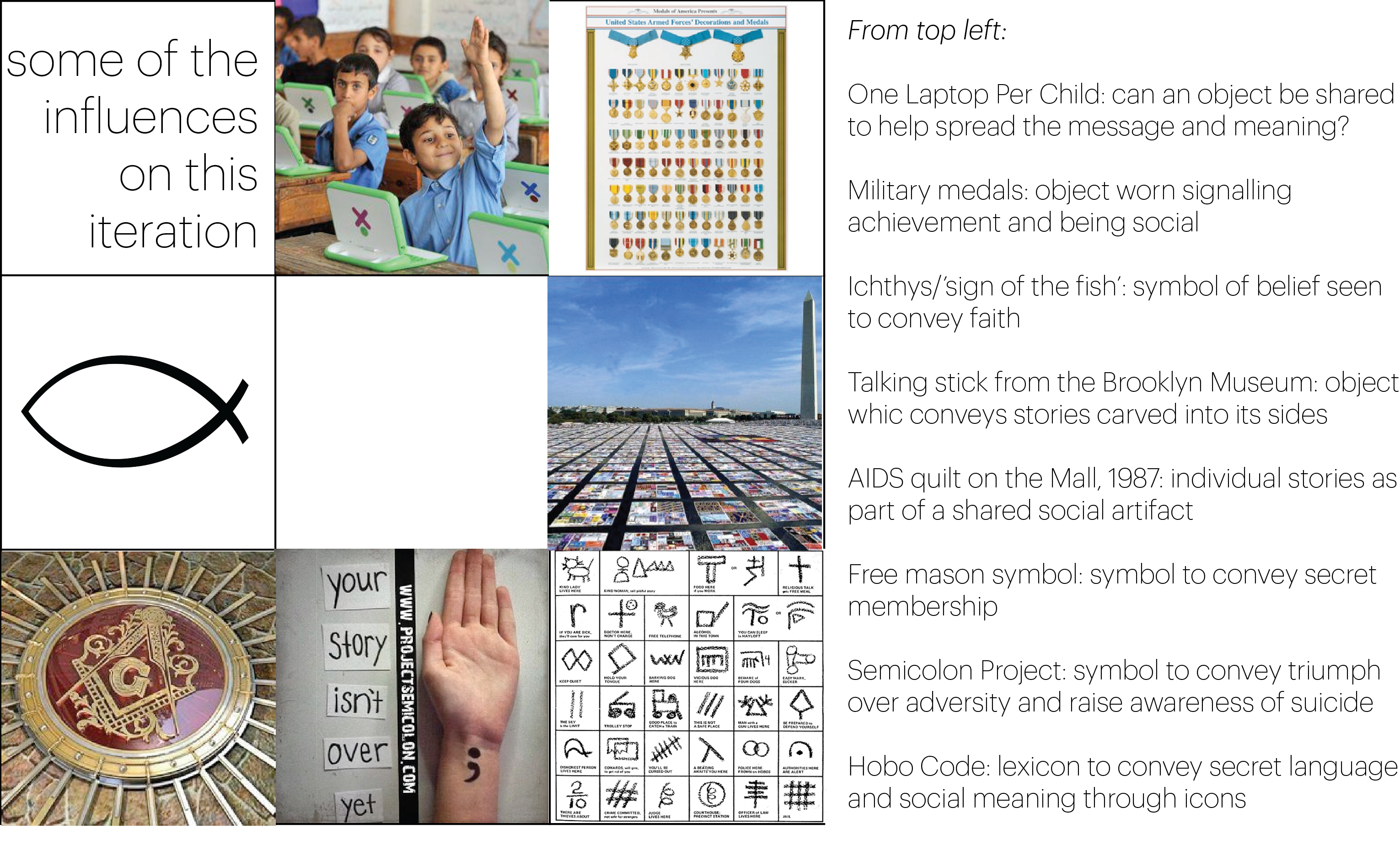 Some of the influences on our project